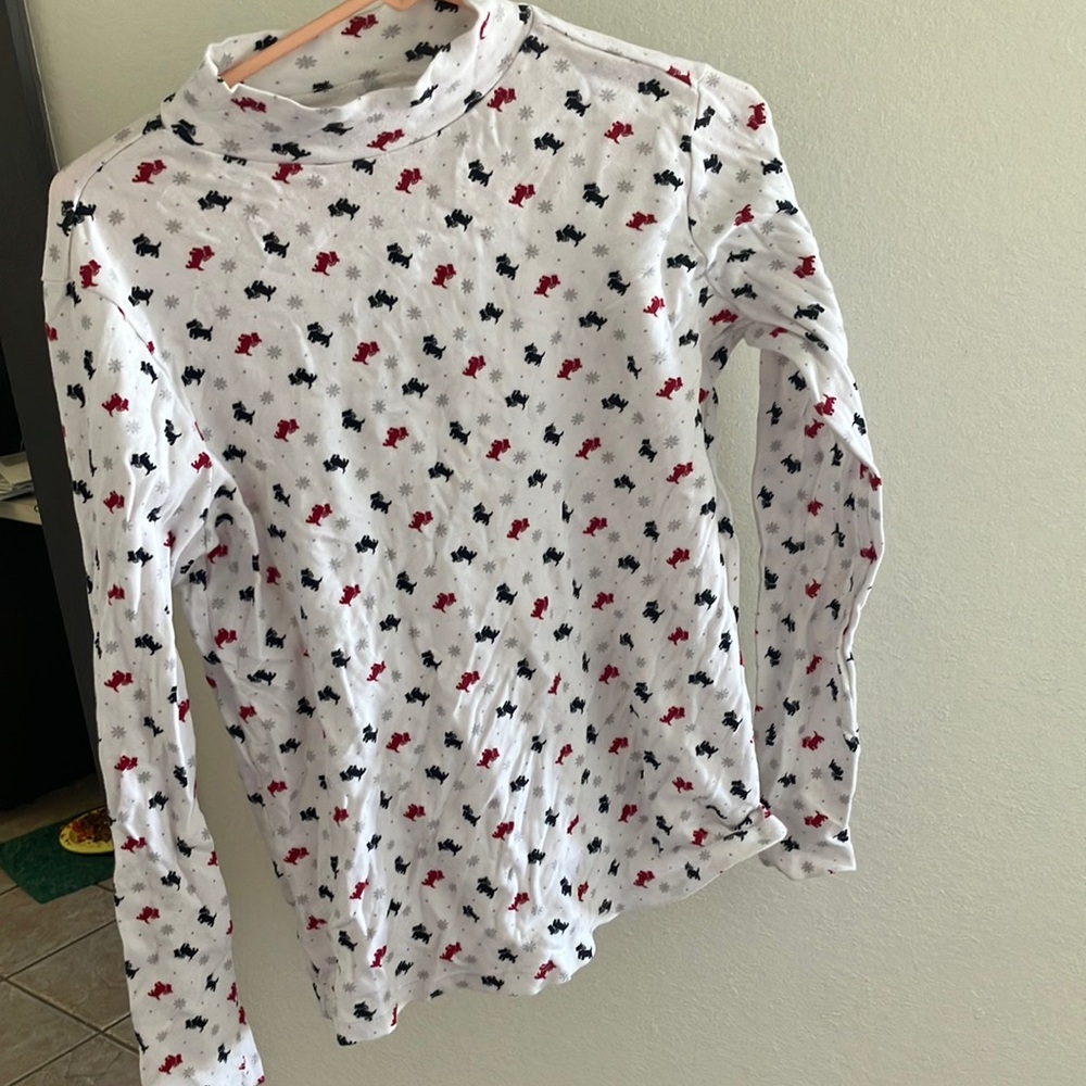 FINAL MARKDOWN White stag mock neck tee large